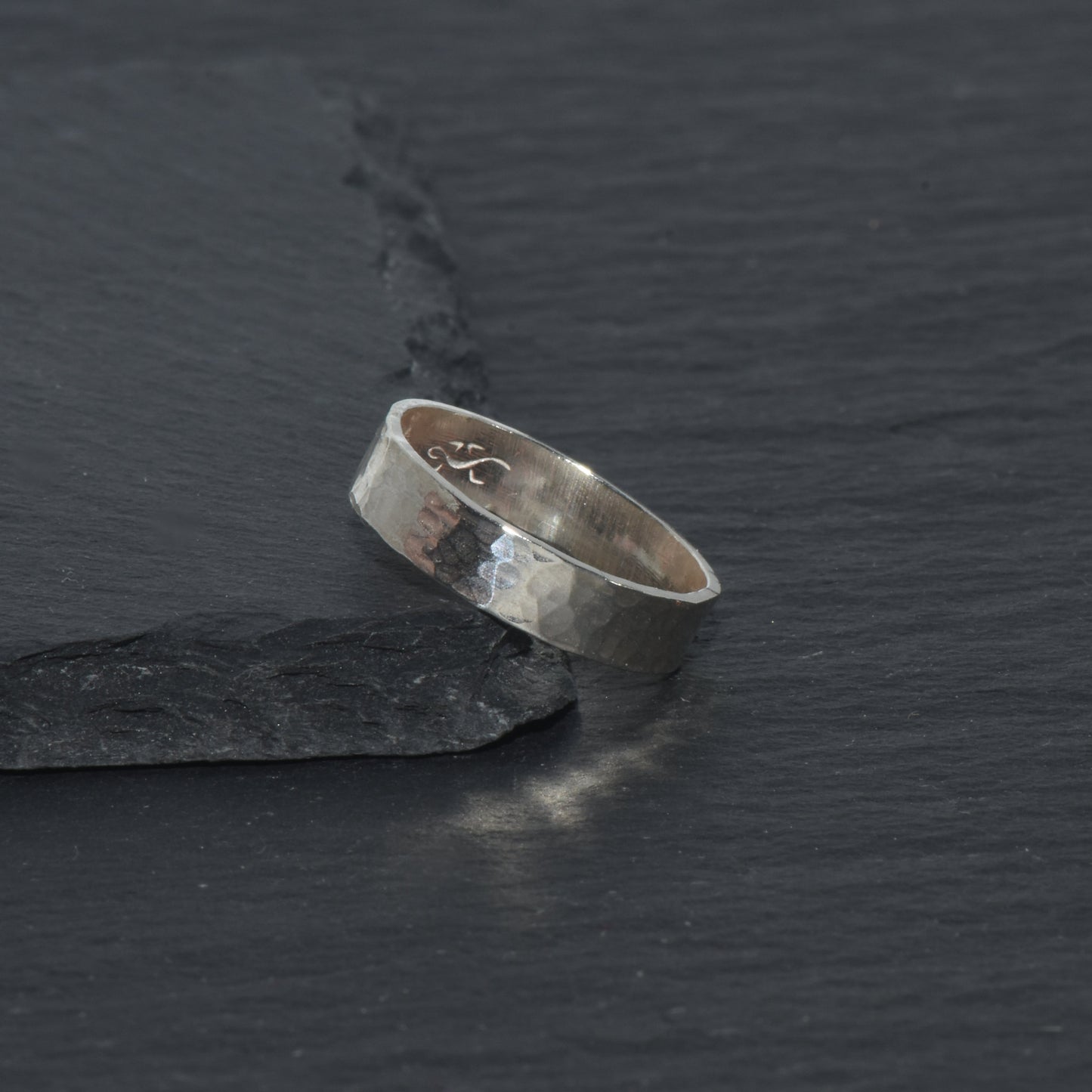 Hammered Sterling Silver Ring